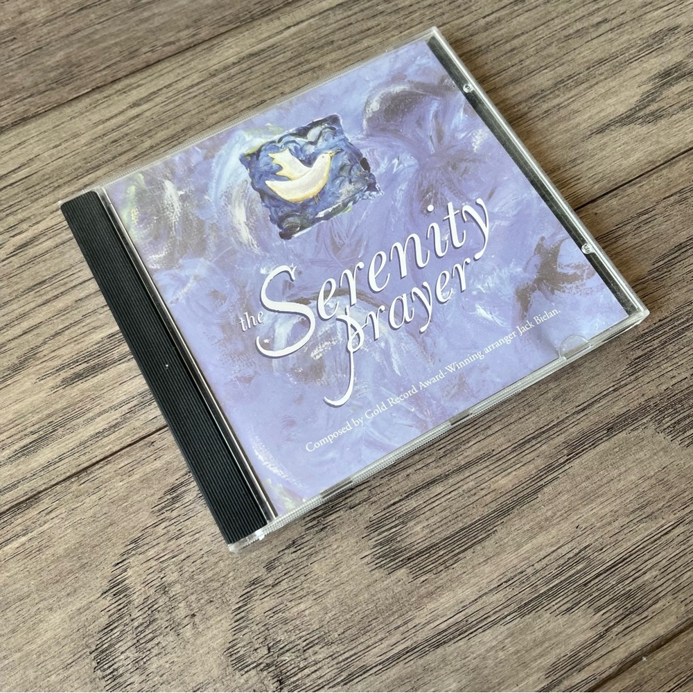 Serenity Prayer CD - Purple and Black